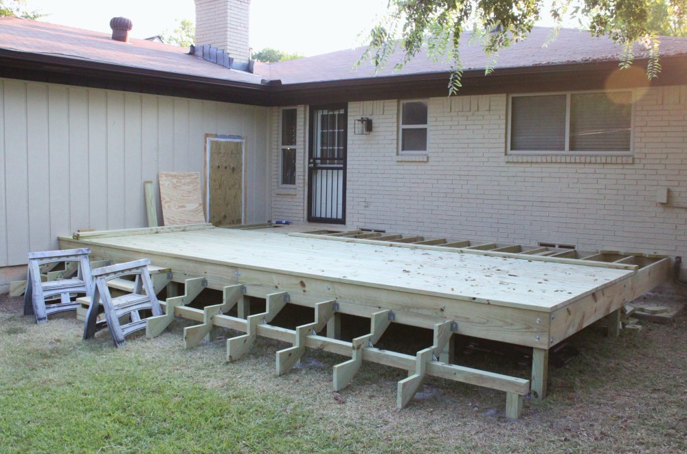 Starting to Clad the Top of the Deck