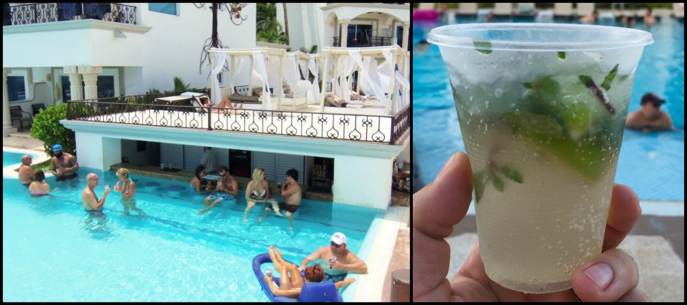 The Royal Playa del Carmen Pool Collage