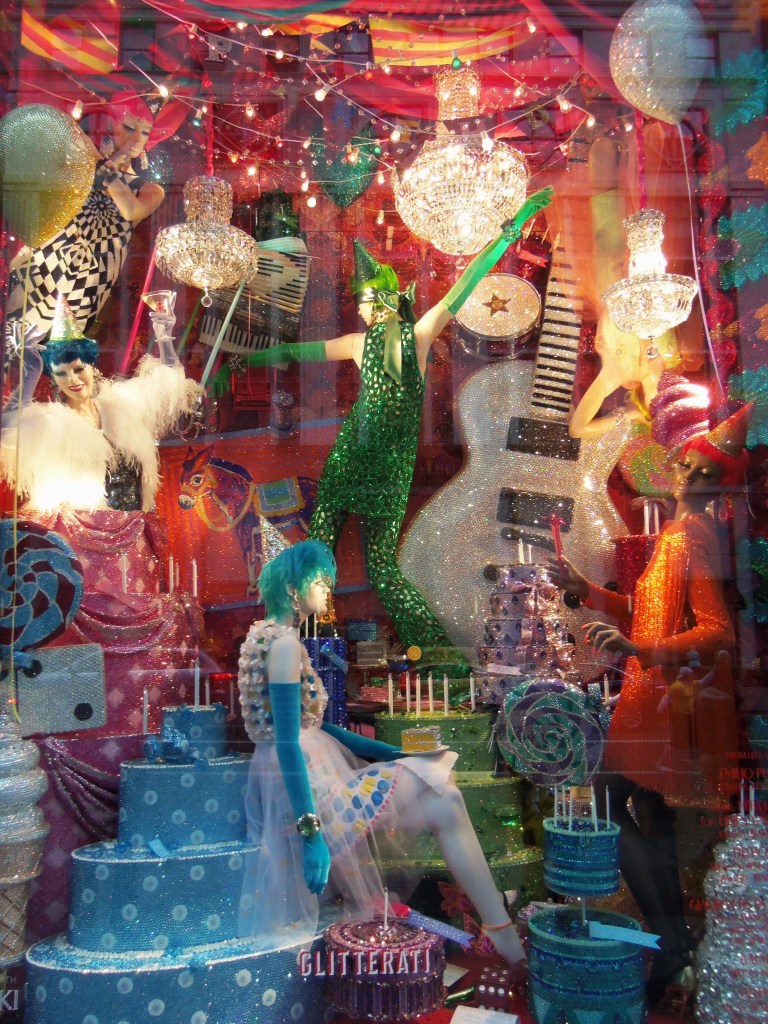 Bergdorf Goodman Glitterati Holiday Window Display