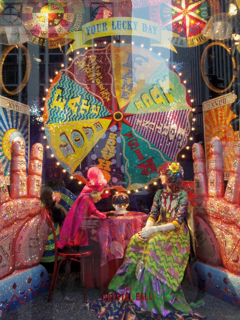 Bergdorf Goodman Holiday Crystal Ball Window