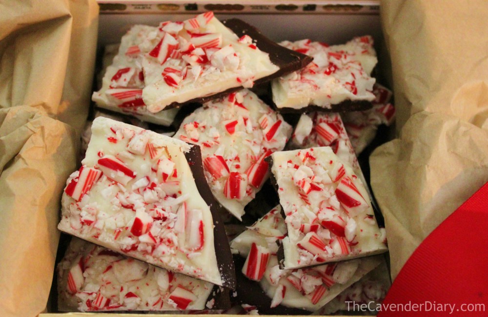 Easy to Make Designer Imposter Peppermint Bark from the Cavender Diary