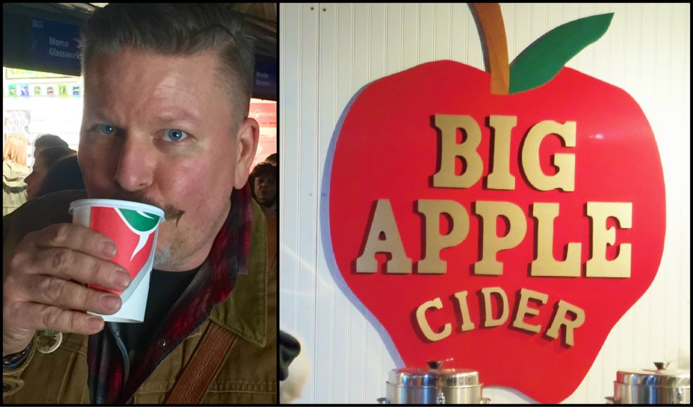 Hot Apple Cider in Bryant Park Collage