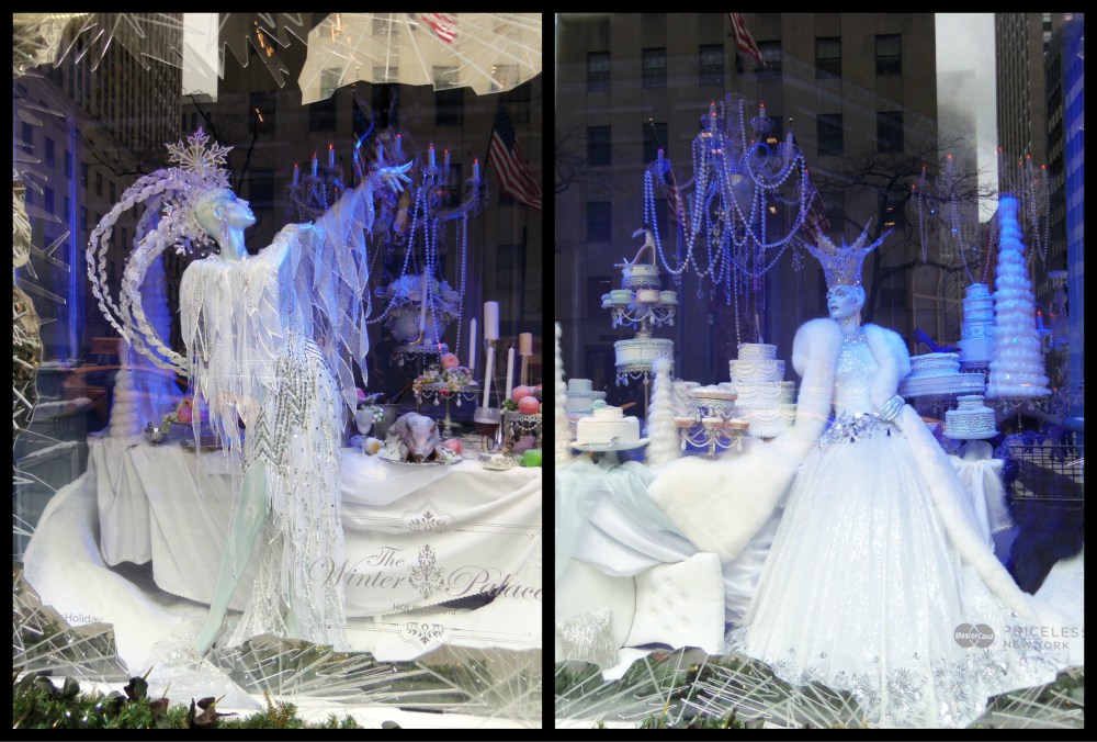 Saks Fifth Avenue Winter PAlace Holiday Windows 2 Collage