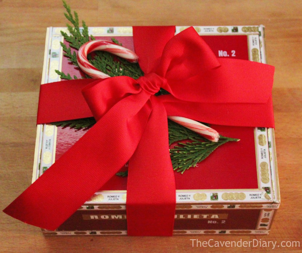 Use an Upcycled Cigar Box for Packaging your Peppermint BArk