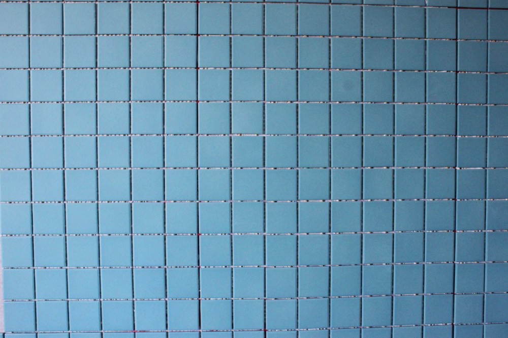 So Beautiful Turquoise Tile in the Cavender MAster Bathroom