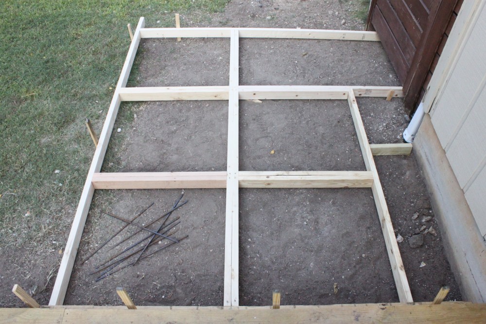 Concrete Paver Frames that our Contractors Made