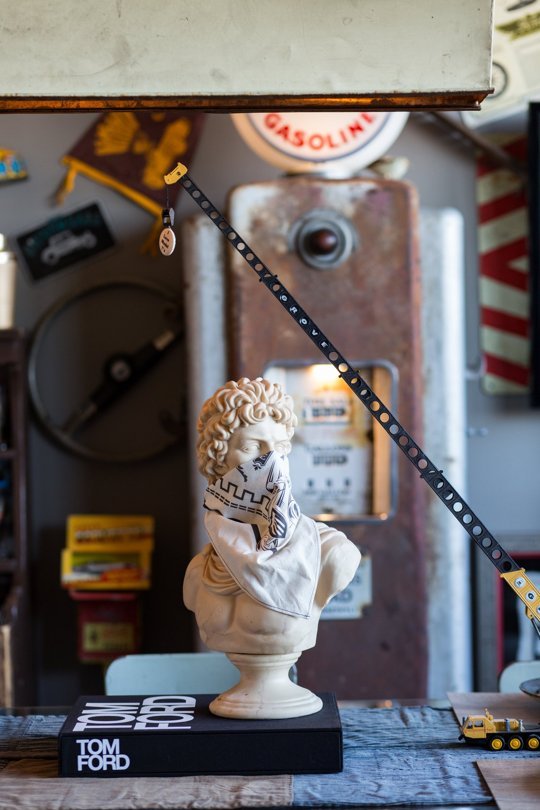 Bust on Matts Dining Room Table