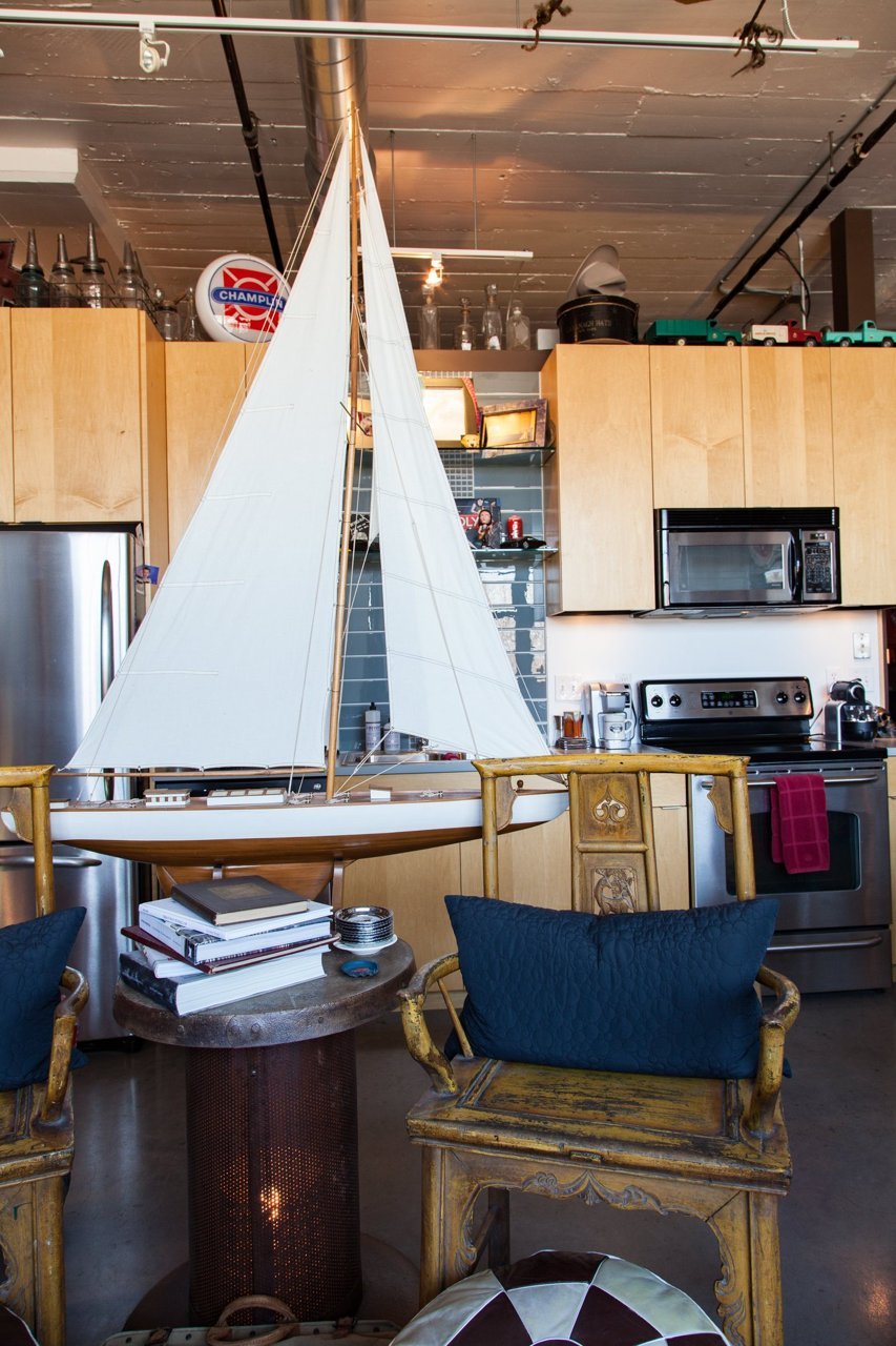 Pond Yacht in Matts Apartment