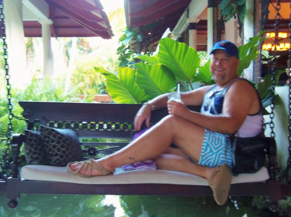 Blurry Jamie in the Swing