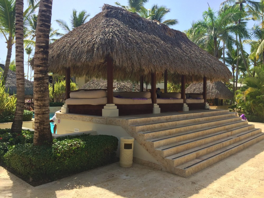 Cabanas in the Adult Pool