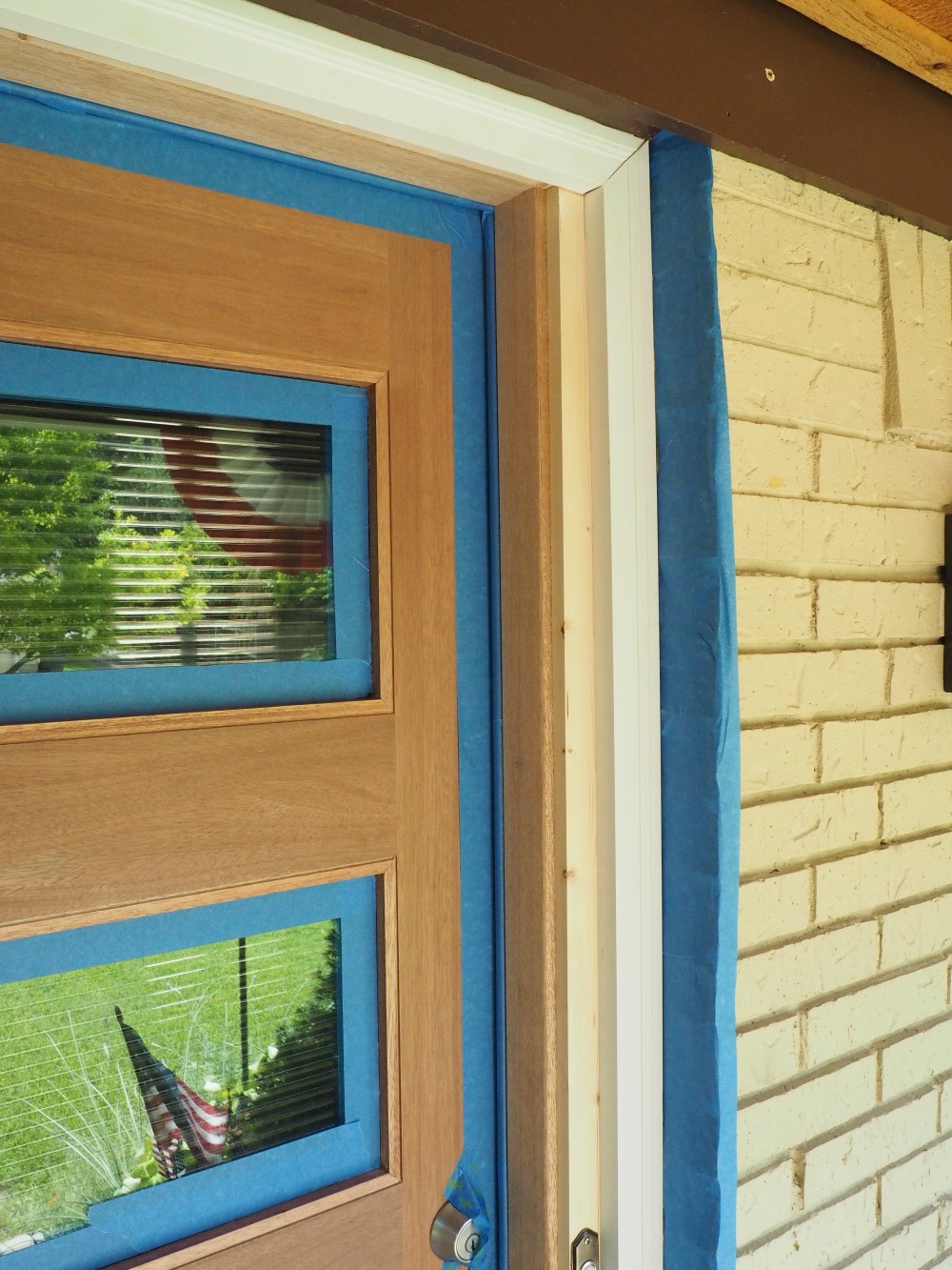 Corner Needing Chocolate Brown Paint