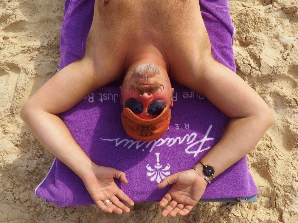 James Soaking in the Dominican Rays