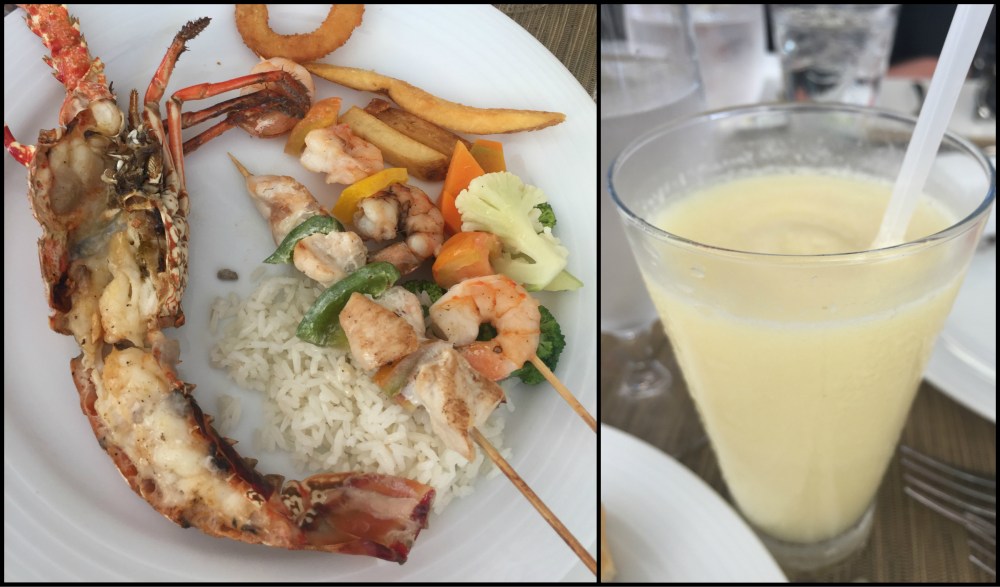 Lobster and Pina Colada Collage