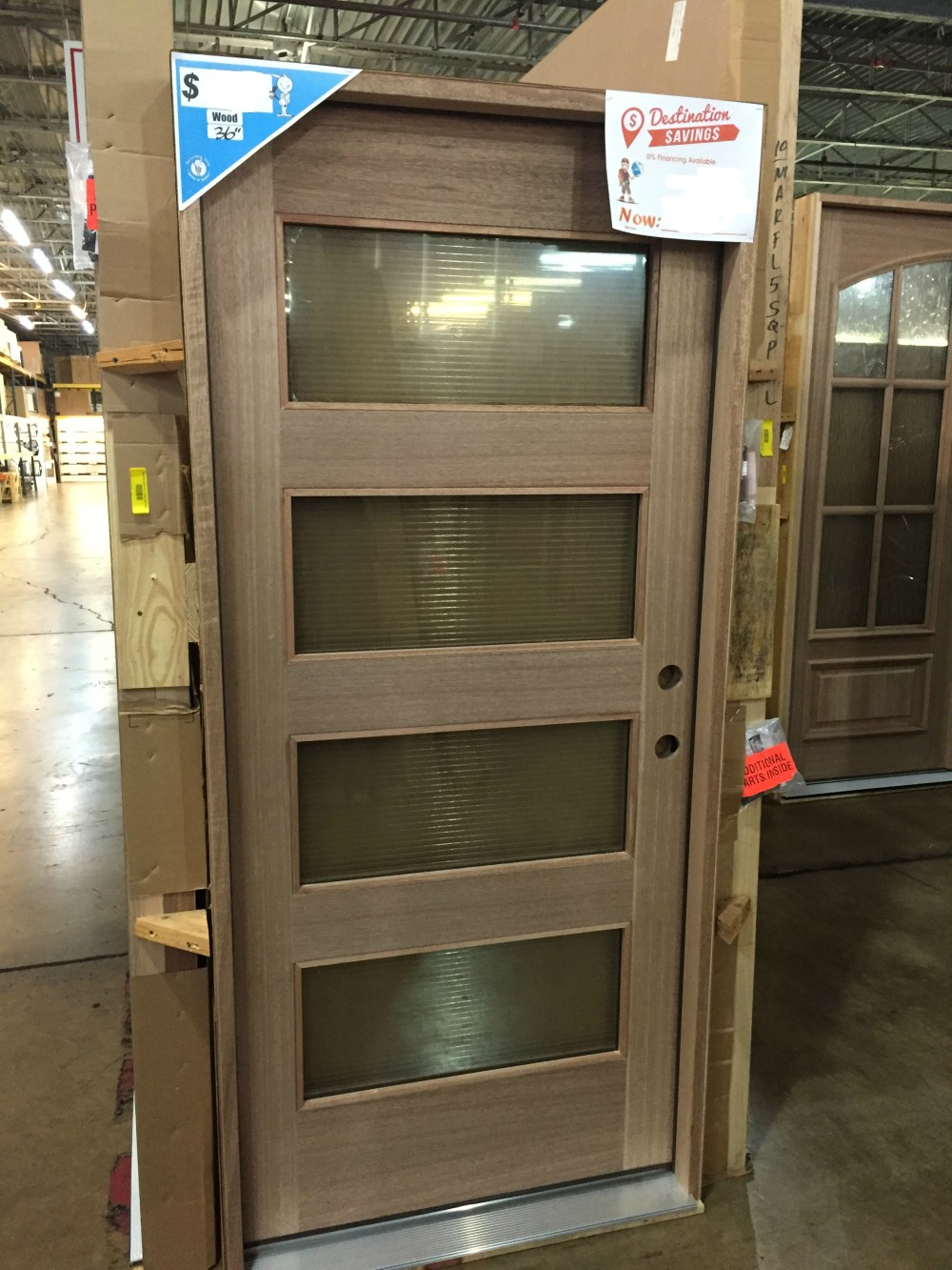 Modern Front Door at Seconds and Surplus