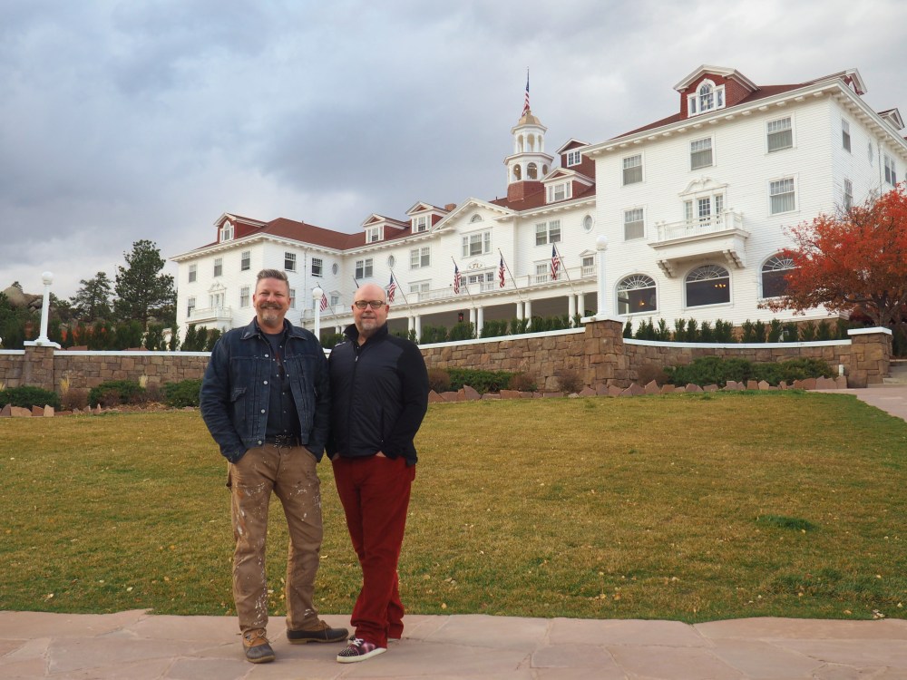 james-and-jamie-in-front-of-the-stanley-hotel