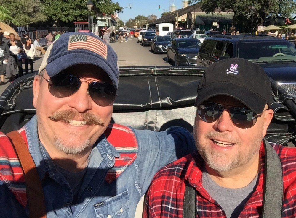 selfie-in-the-back-of-the-carridge