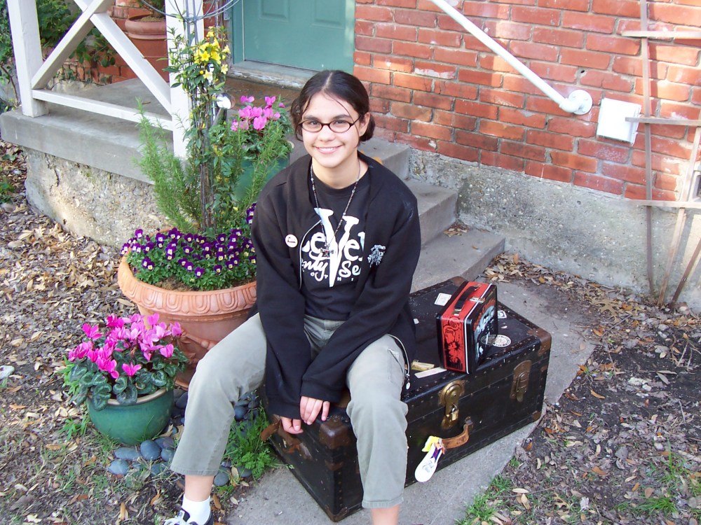 Alix on a Spring Break Visit