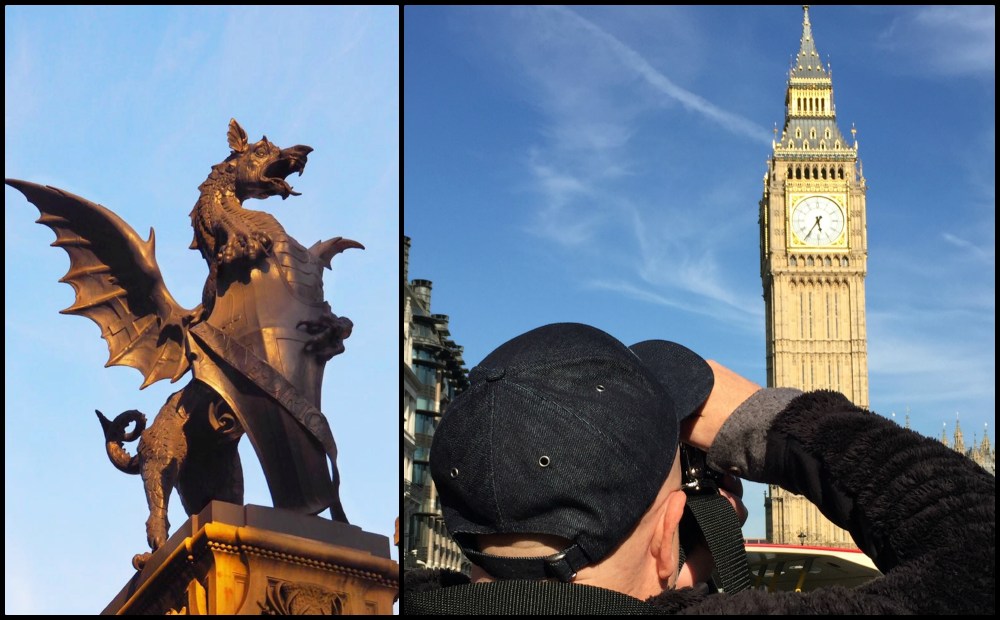 Jamie Shooting Big Ben Collage