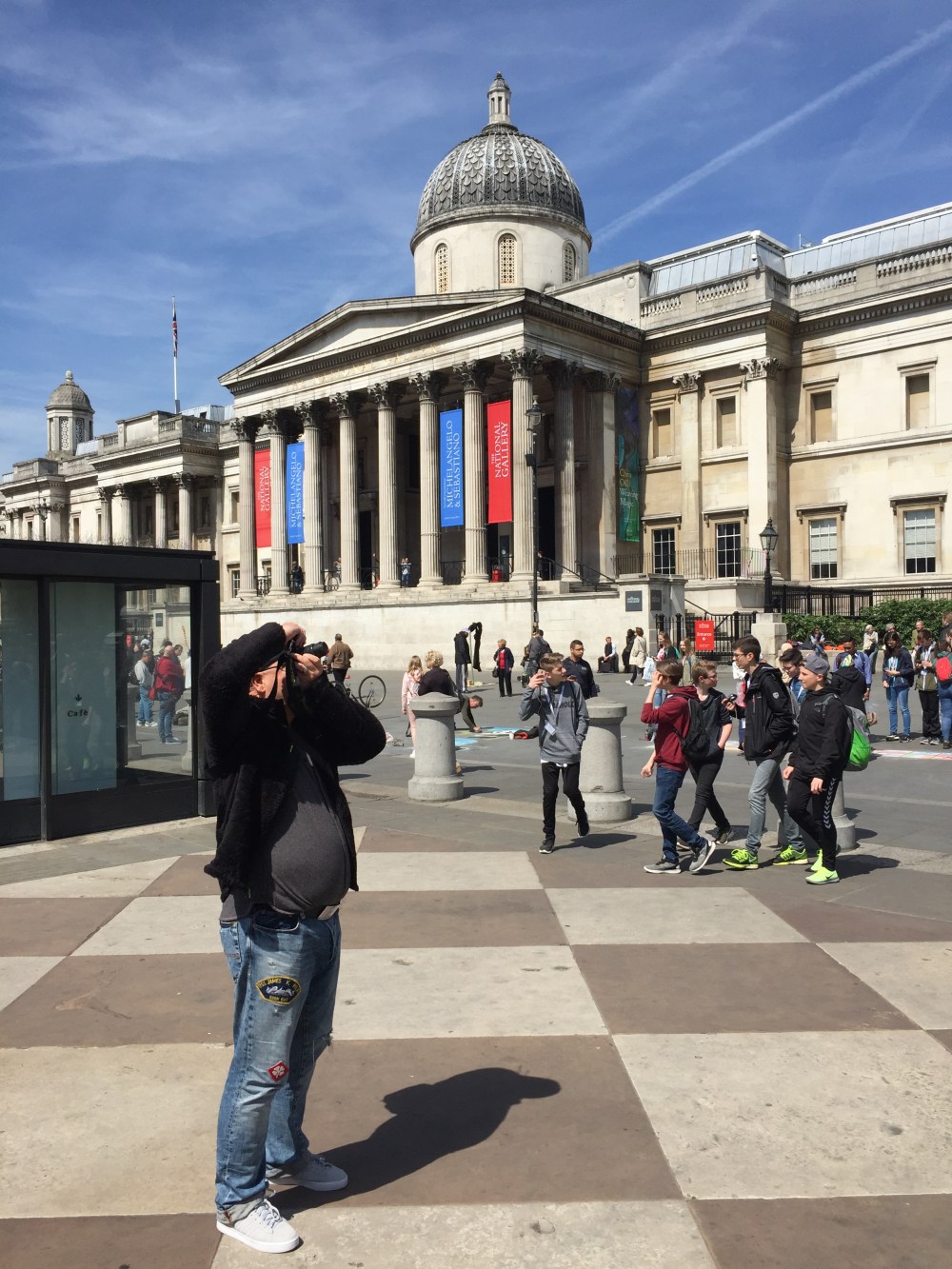 Jamis in Front of the NAtional Gallery