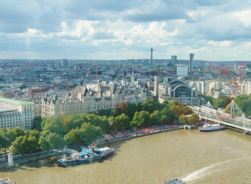 Our view from the London Eye