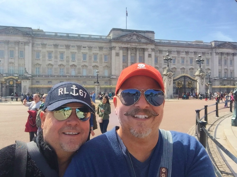Selfie at Buckingham Palace Closer .JPG