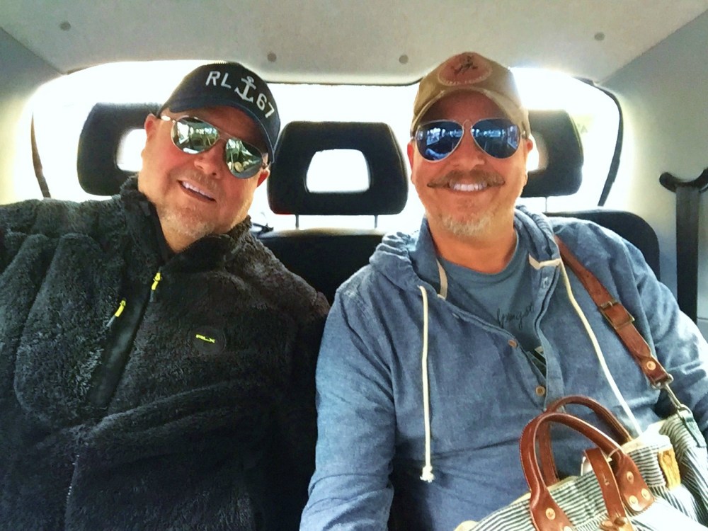 Your Heros in a Black Cab.JPG