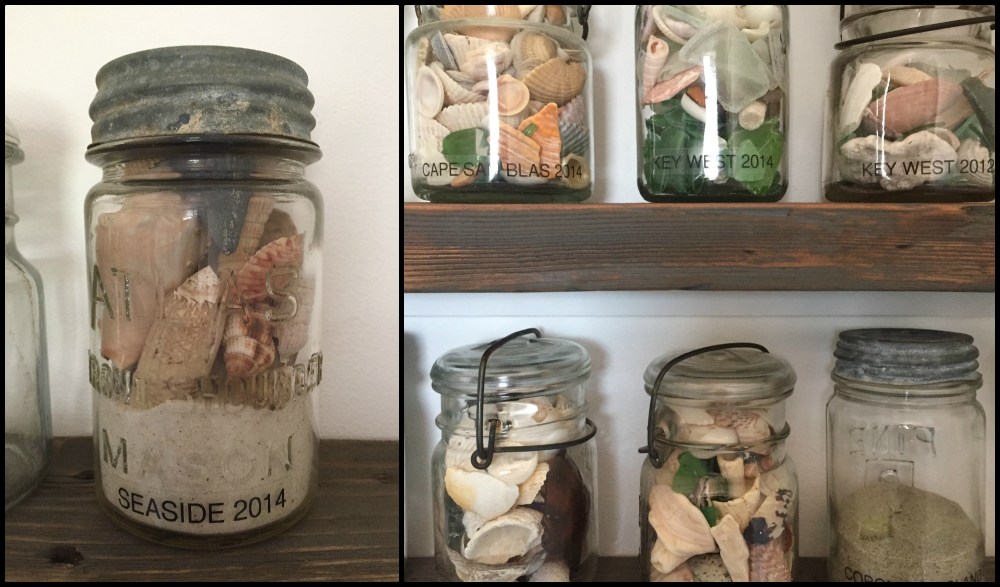 Sea Shell Jars-collage