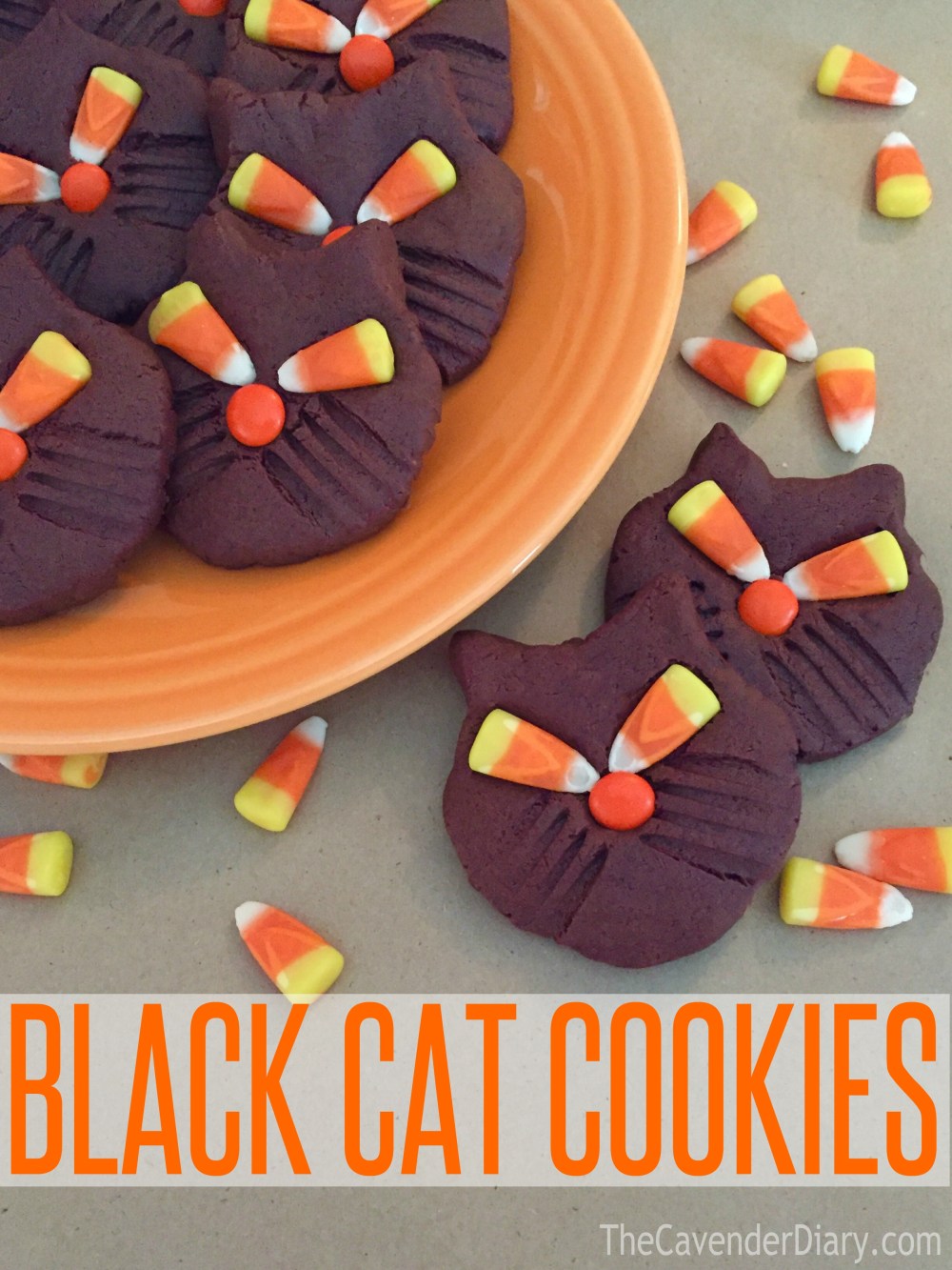 Black Cat Cookies from the Cavender Diary Boys 1