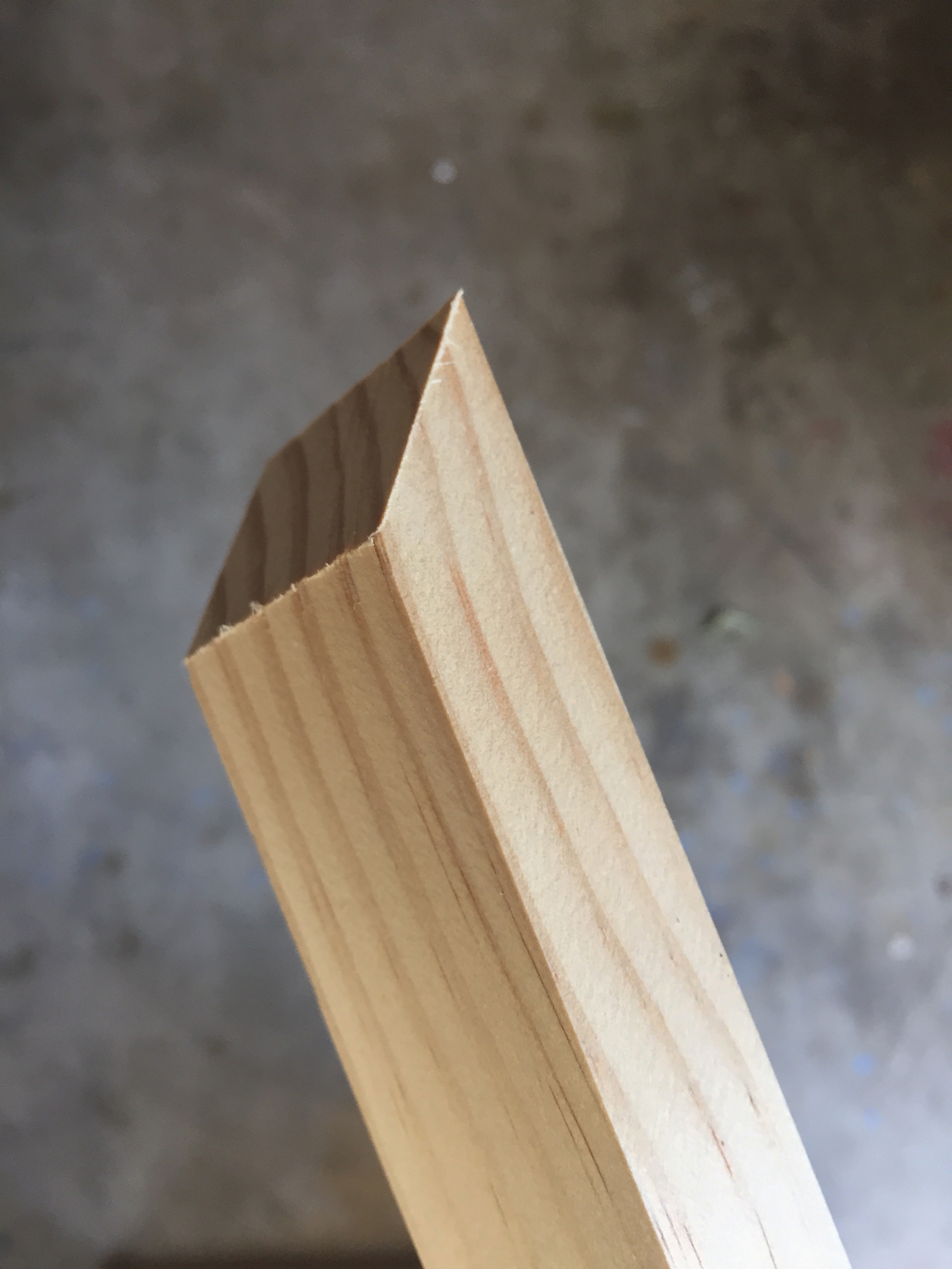 45 Degree Angle on all the Trim Pieces
