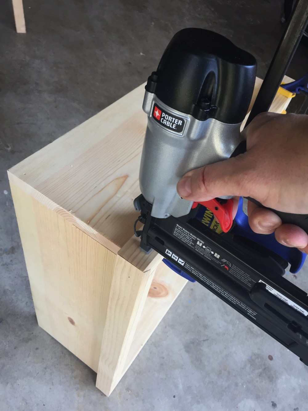 Use a Brad NAiler to Connect the Trim to the Box