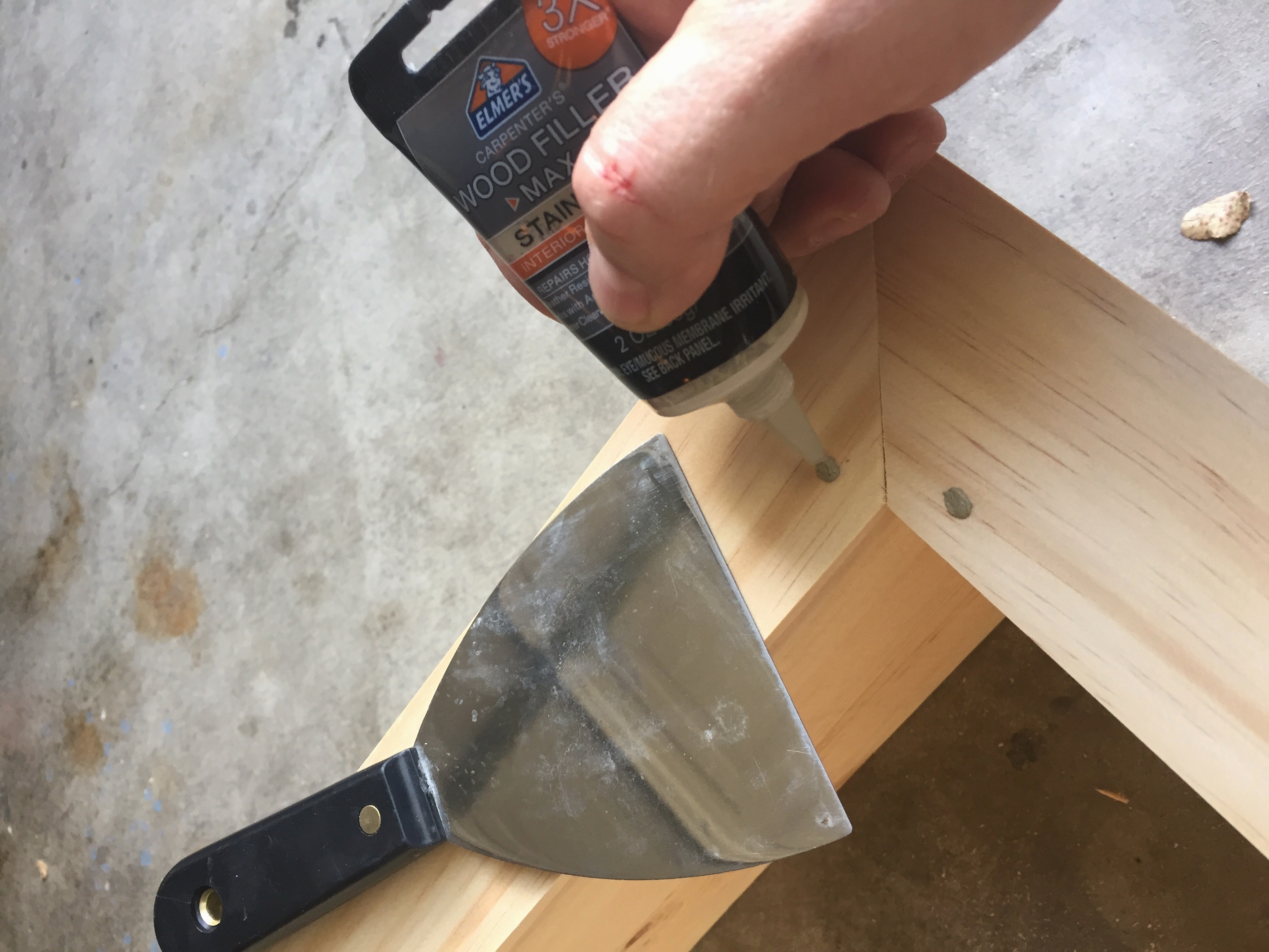 Use a Wood Filler to Fill all the Holes