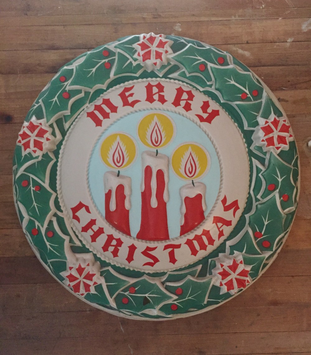 Vintage Blow Mold Wreath