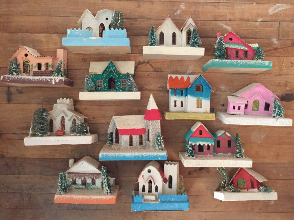 Vintage Putz Houses