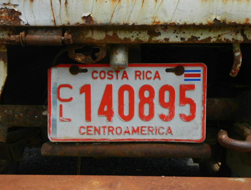 Costa Rica License Plate