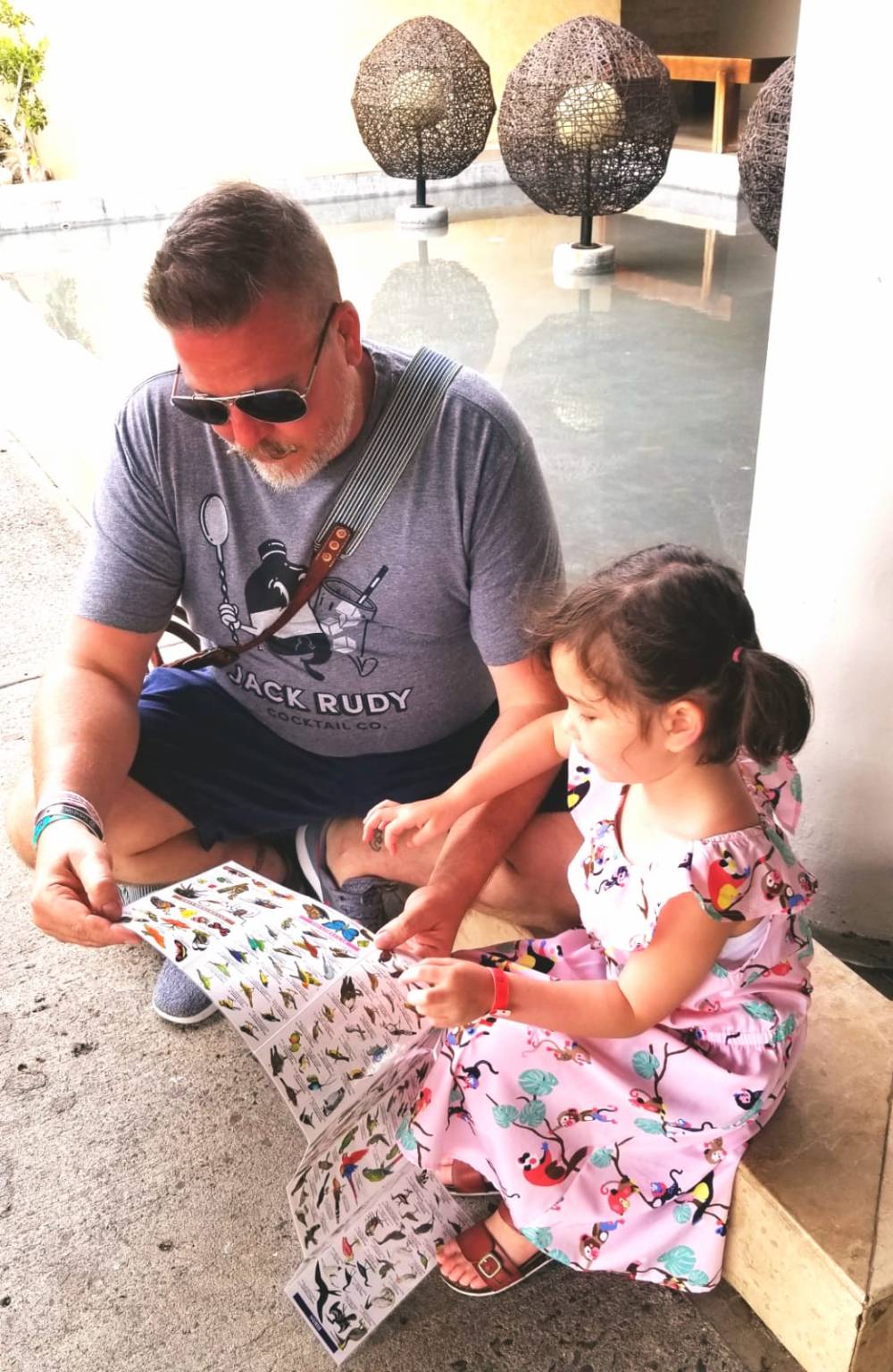 James and Maddie Go over Her List of Animals