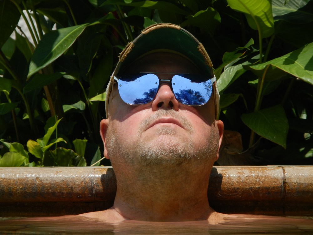 Jamie in the Tabacon Waters