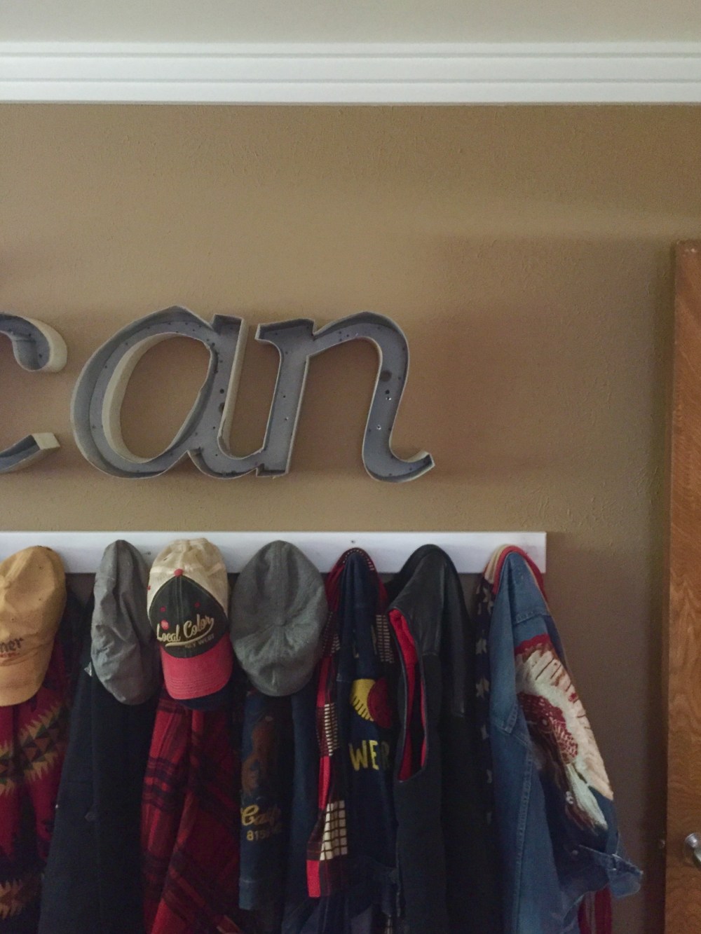 New Crown Over Coat Rack