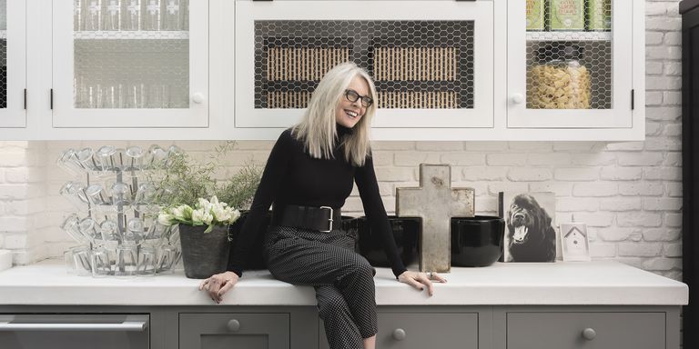 Diane Keaton in the House that Pinterest Built