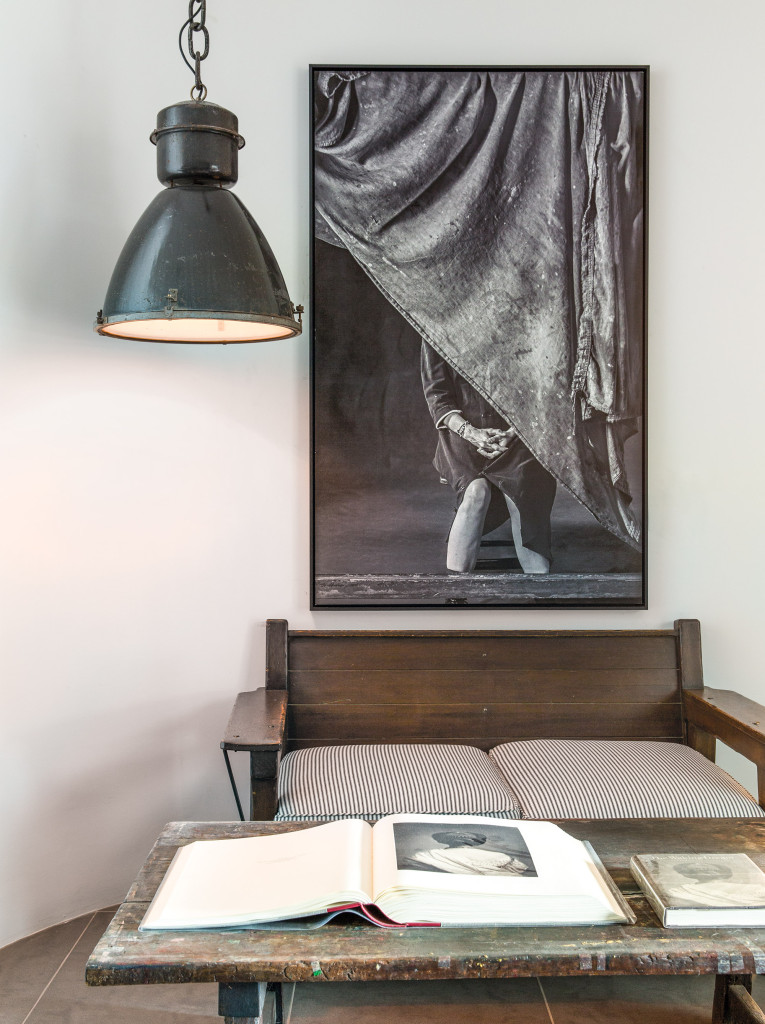 The downstairs sitting room at Diane Keaton's home in Pacific Palisades, CA.