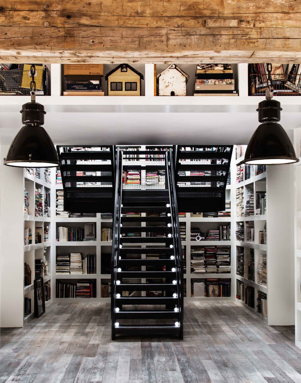 Library in the House That Pinterest Built