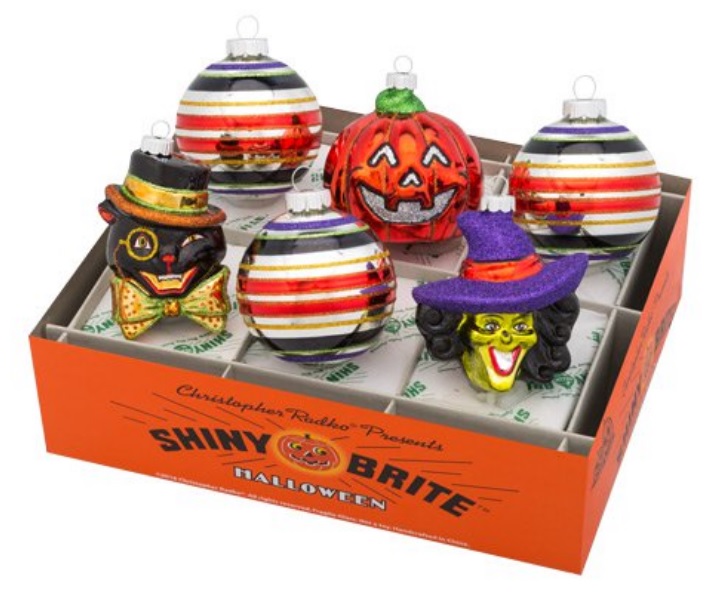 Shiny Brite Halloween Ornament Set
