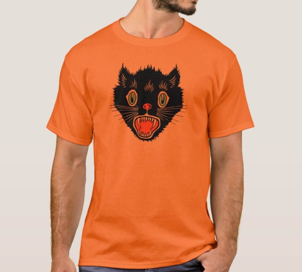 Zazzle Black Cat T-Shirt