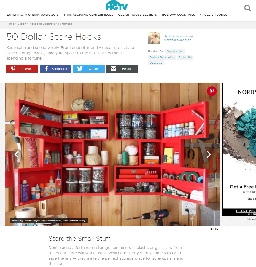 HGTV.com Dollar Store Hacks