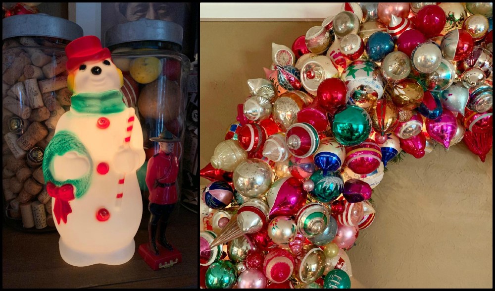 Big Wreath in the Living Room Collage