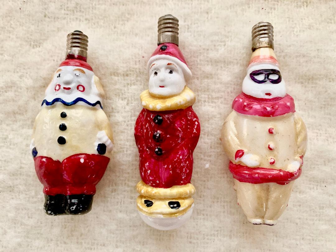 Figural Bulb Clowns