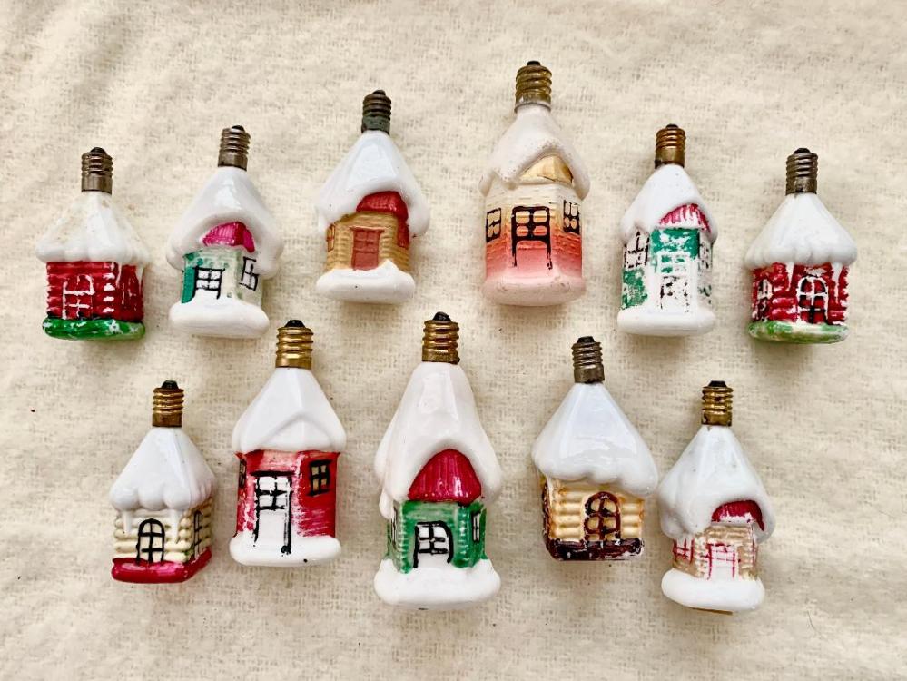 Figural Bulb Houses