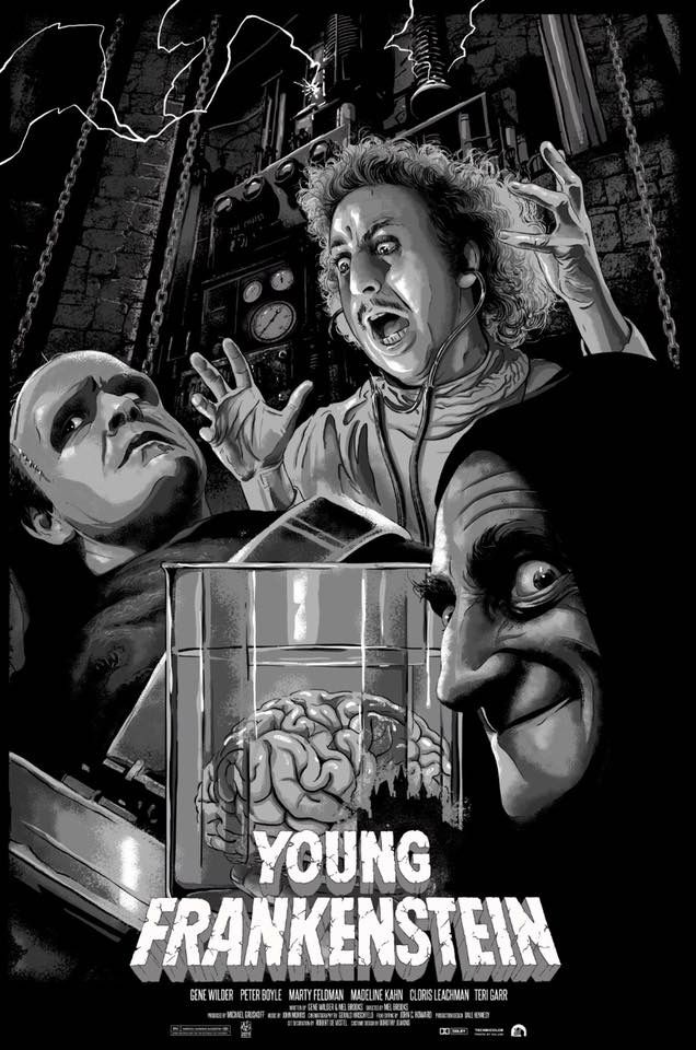 Young Frankenstein Movie Poster