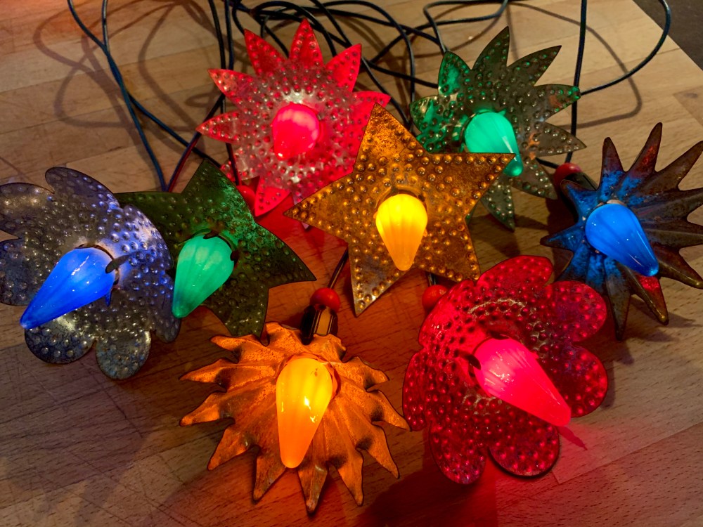 C6 Lights with Punched Tin Reflectors