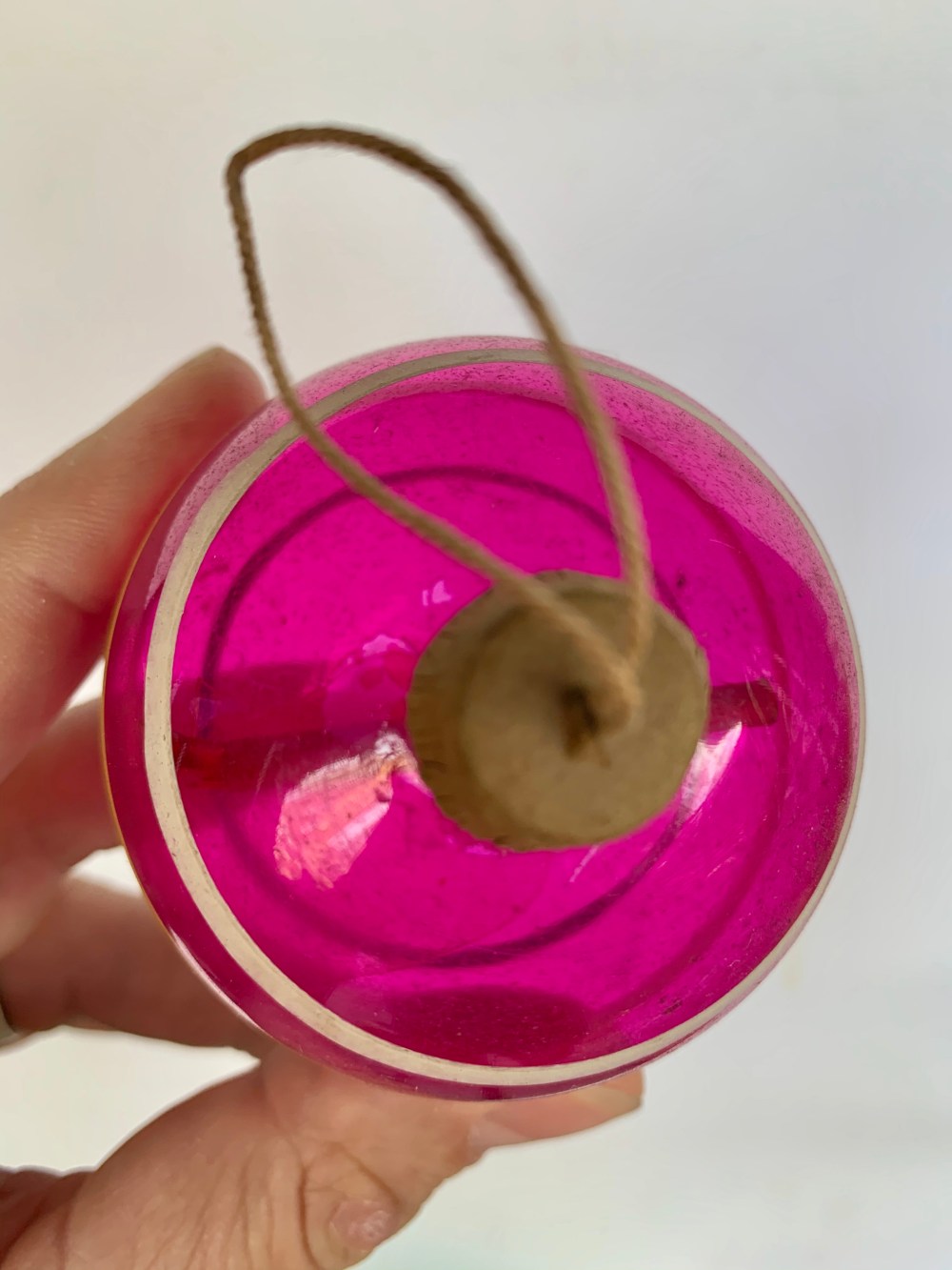 Pink Ball with Paper Cap