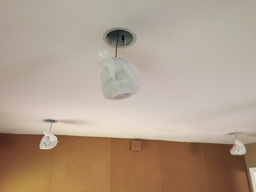 After Lots of Sanding and Ceiling Paint